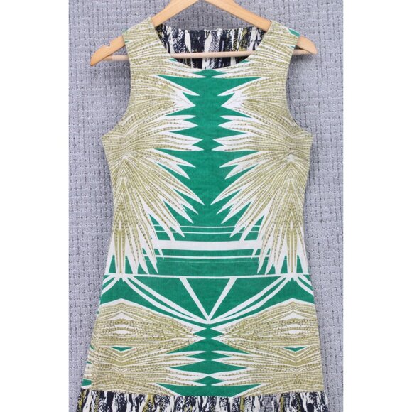 W118 By Walter Baker Shift Dress Womens Small S Multicolor Geometric Sleeveless - Picture 2 of 7